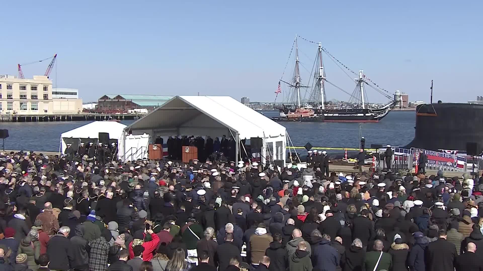 USS Massachusetts Commissioning Ceremony